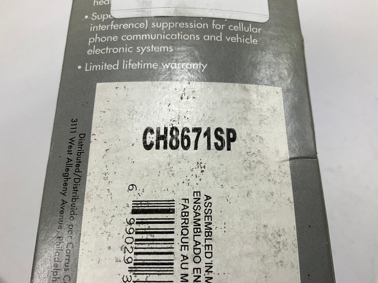 Prostart CH8671SP Ignition Spark Plug Wire Set For 2001-2004 Ford 4.2L-V6