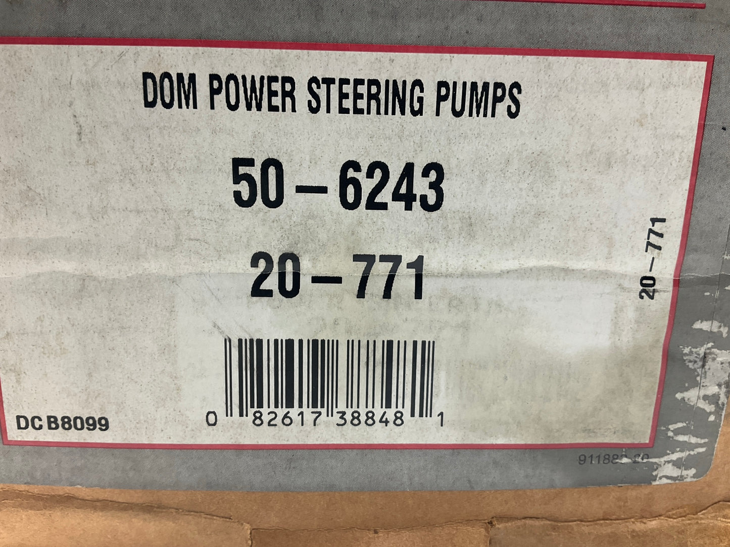 REMAN. Prosteer 50-6243 Power Steering Pump