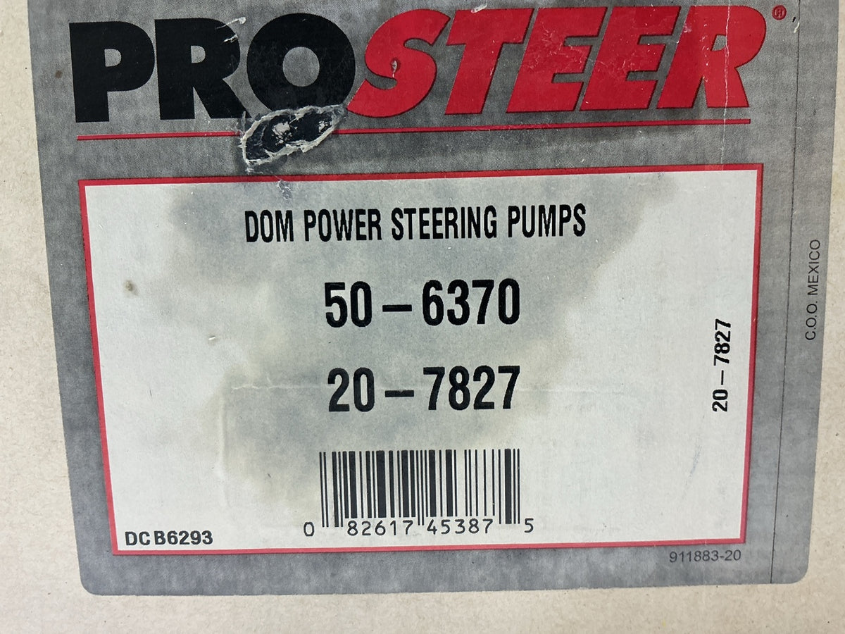 REMAN. Prosteer 50-6370 Power Steering Pump