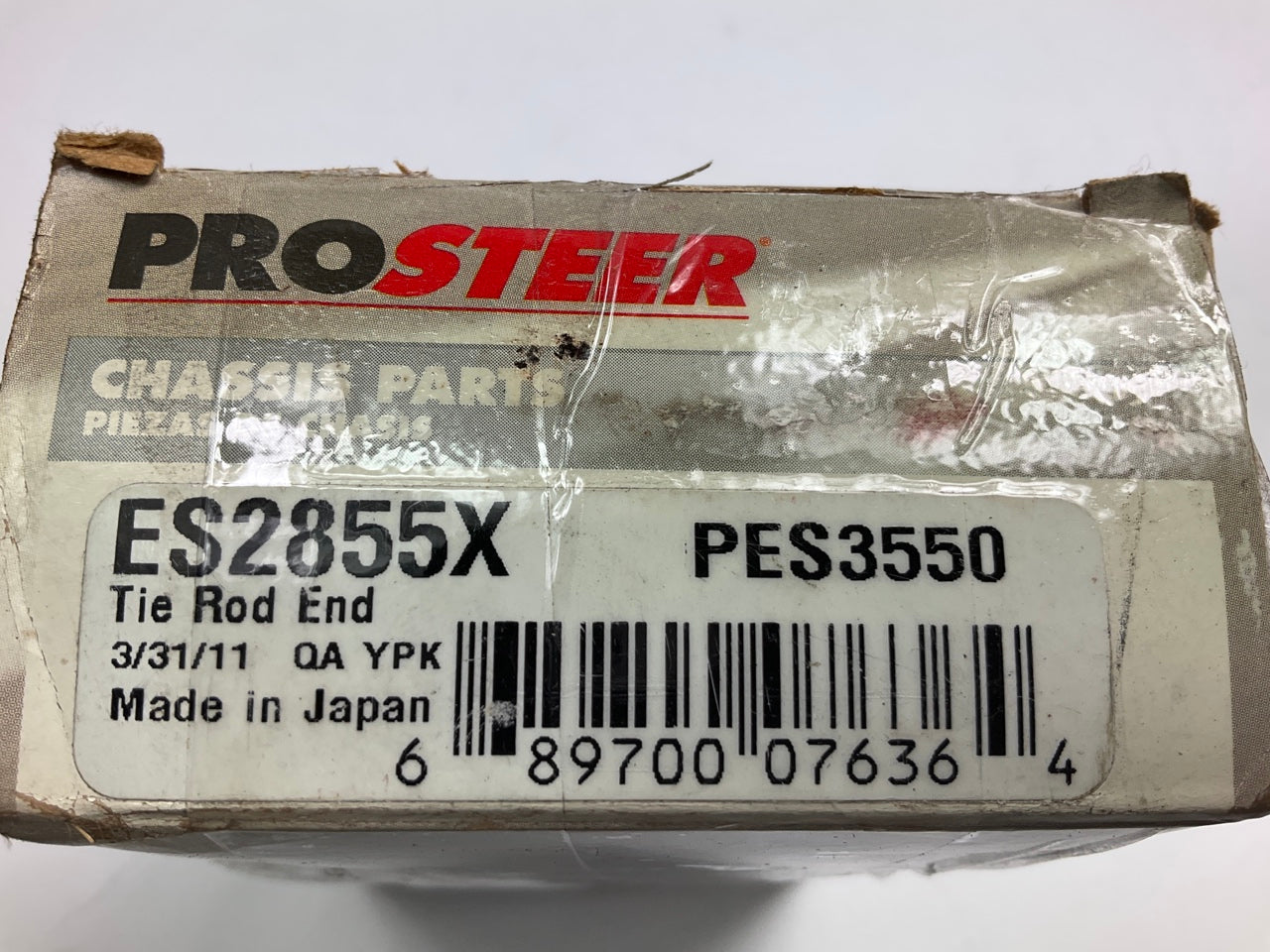 Prosteer ES2855X Outer Steering Tie Rod End For 1990-1997 Toyota Land Cruiser
