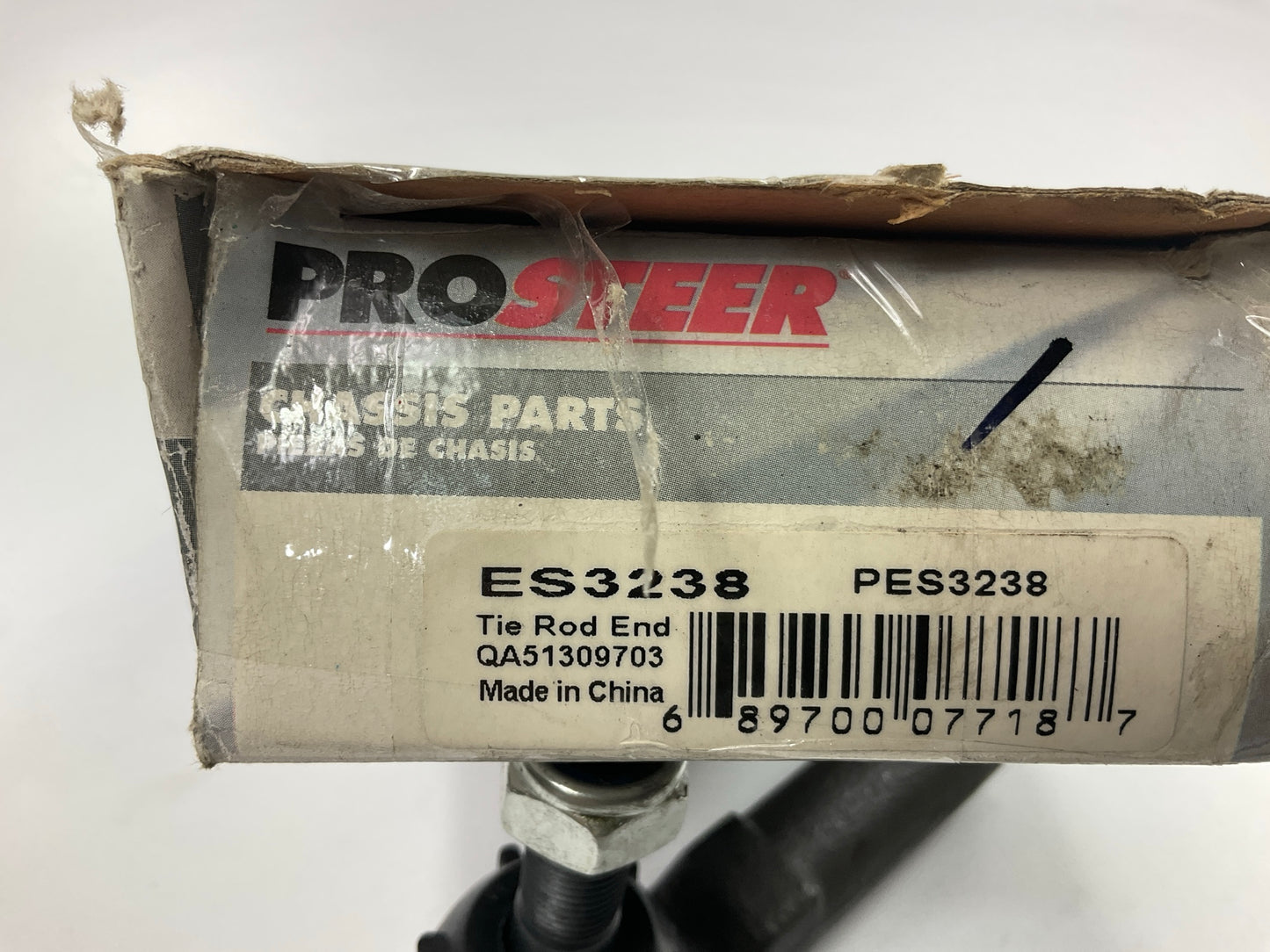 (2) Prosteer ES3238 Front Outer Steering Tie Rod End