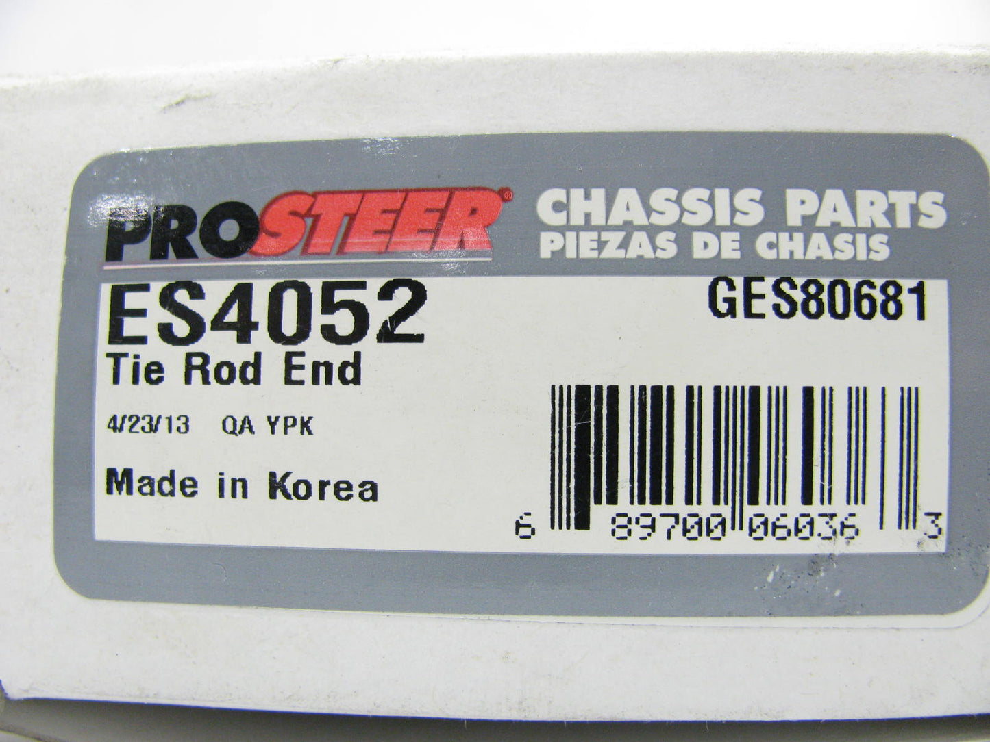 Prosteer ES4052 Front Right Outer Steering Tie Rod End - 1992-1996 Honda Prelude