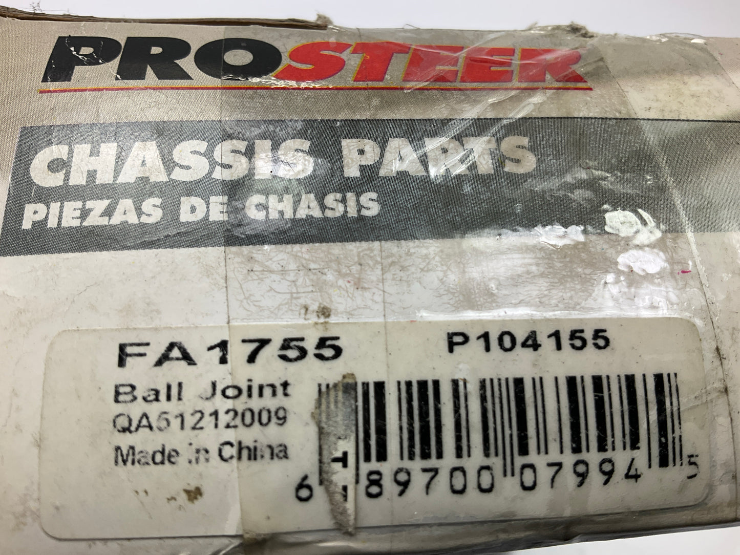 Prosteer FA1755 Suspension Ball Joint, Front Upper
