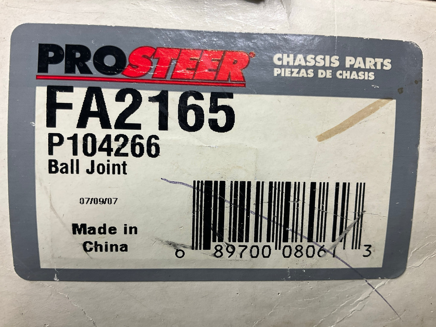 Prosteer FA2165 Front Lower Suspension Ball Joint