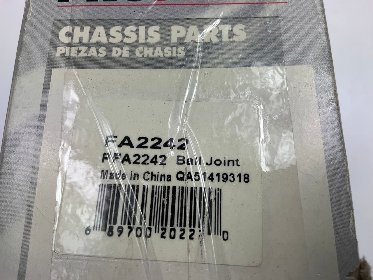 Prosteer FA2242 Suspension Ball Joint, Front Upper