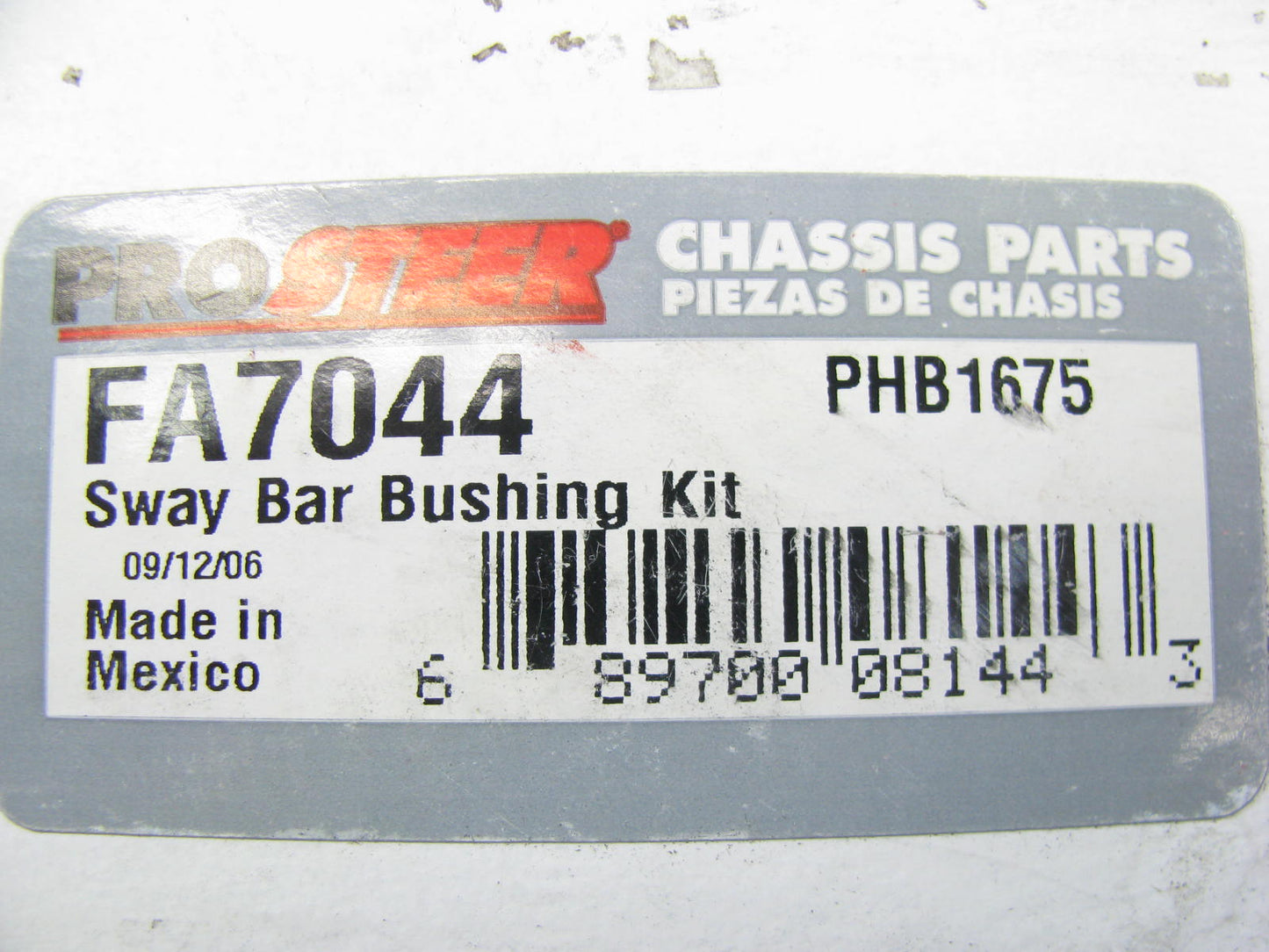 (2) Prosteer FA7044 Suspension Stabilizer Sway Bar Bushing - Front
