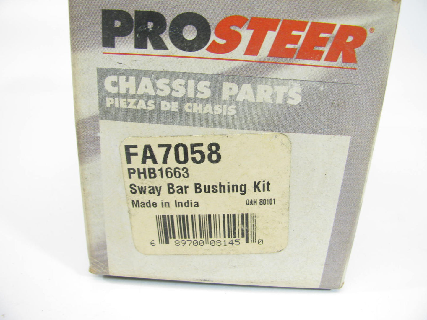 (2) Prosteer FA7058 Suspension Stabilizer Sway Bar Bushings - Front