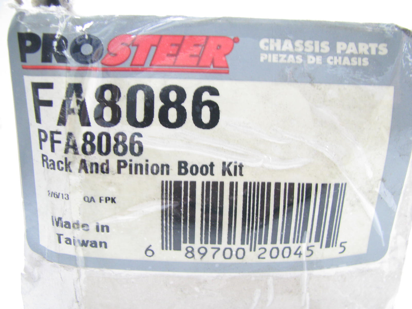 Prosteer FA8086 Power Steering Rack And Pinion Bellow Kit