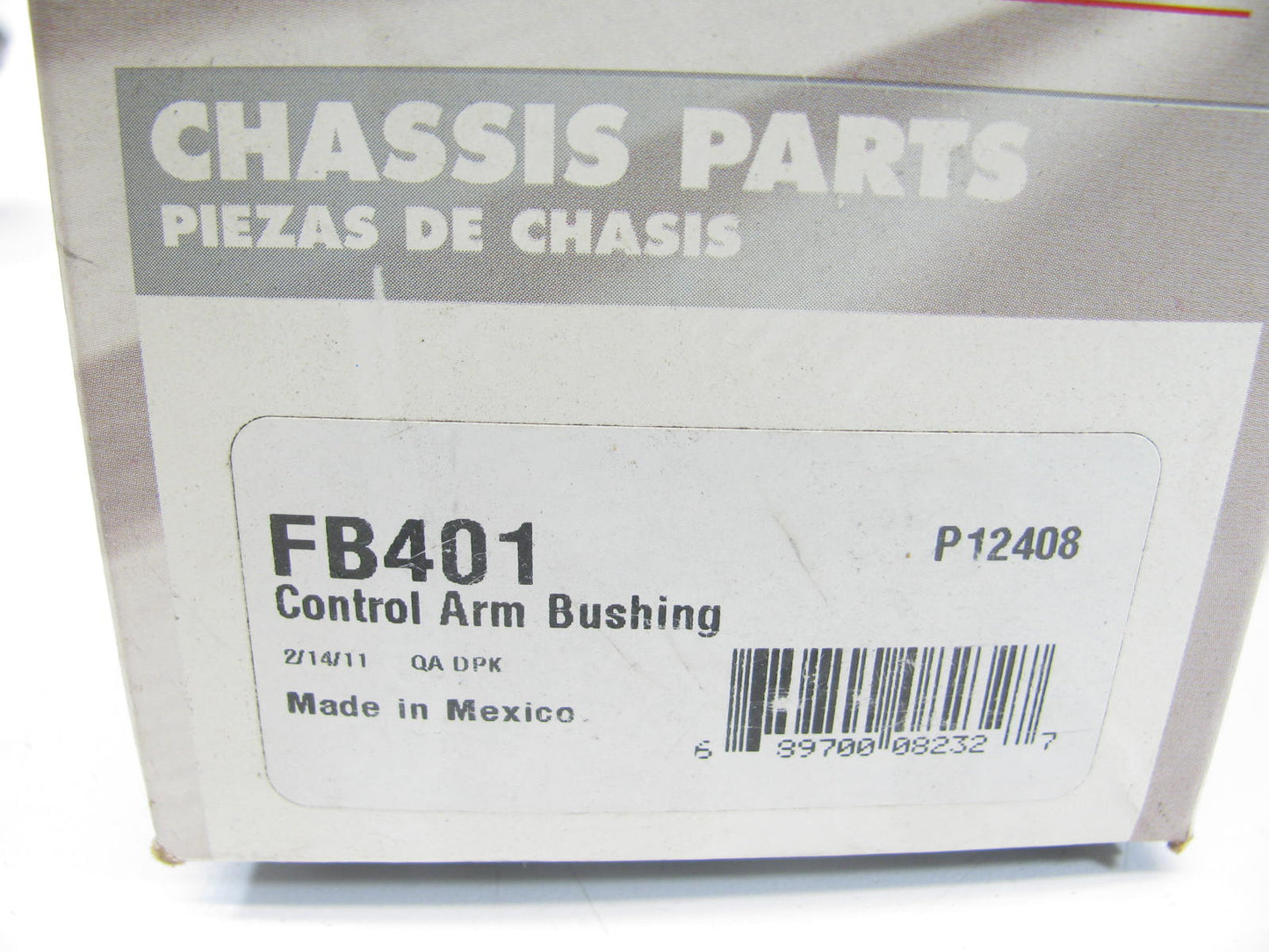 (2) Prosteer FB401 FRONT LOWER REARWARD Suspension Control Arm Bushings