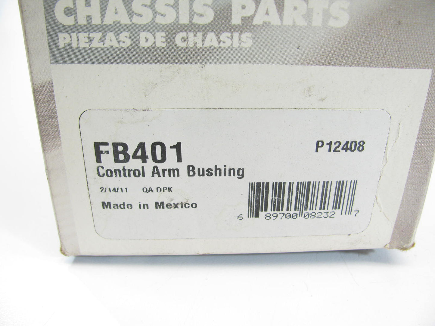 Prosteer FB401 Suspension Control Arm Bushing - Front Lower Rearward