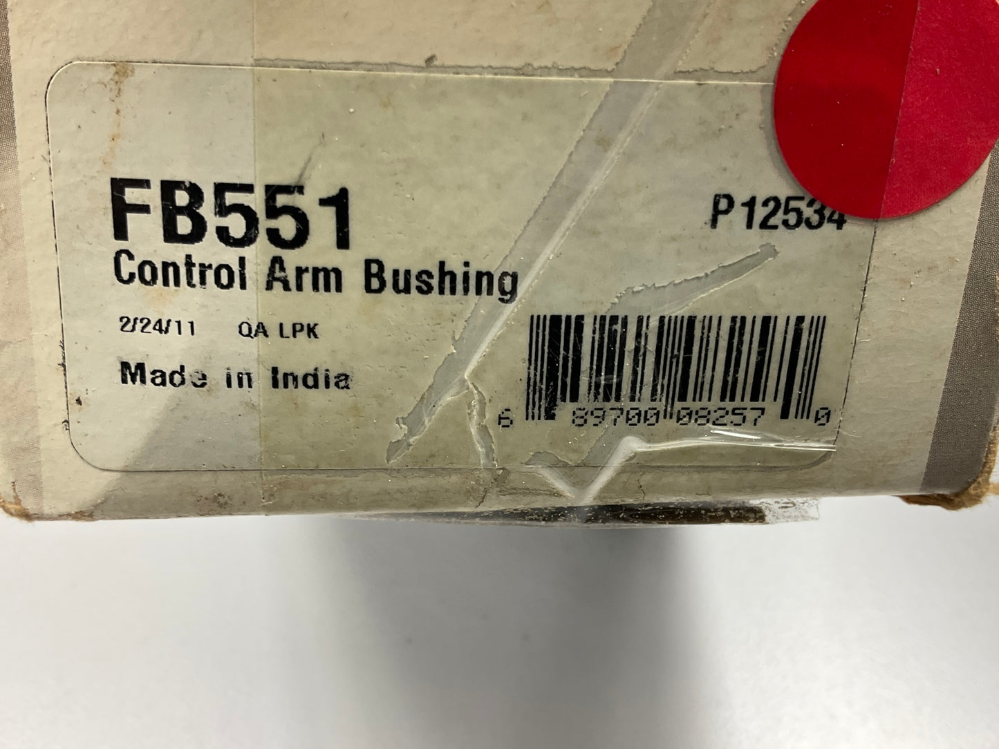 Prosteer FB551 Suspension Control Arm Bushing - Front Lower Rearward