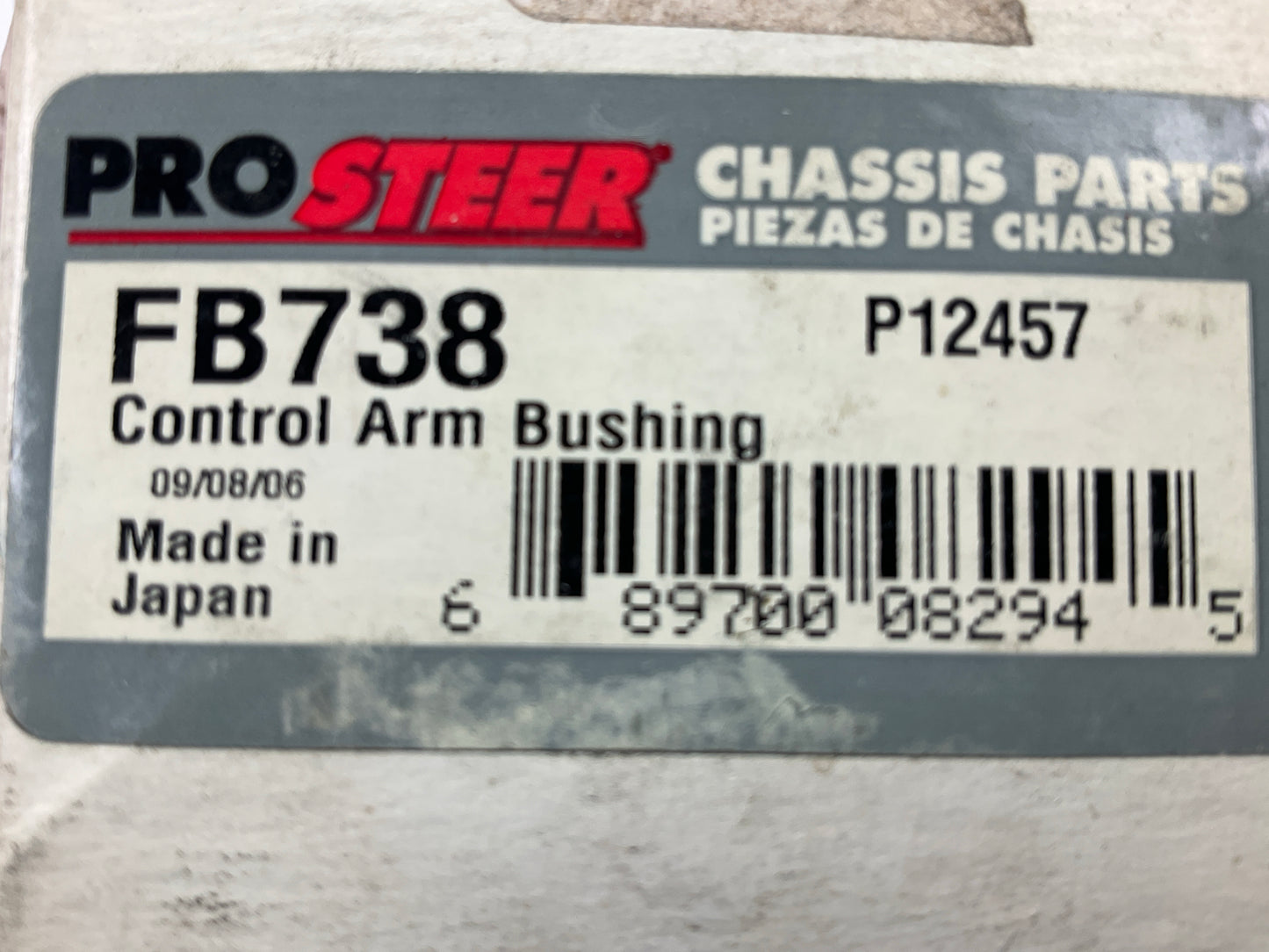 Prosteer FB738 Suspension Control Arm Bushing, Front L Ower Forward