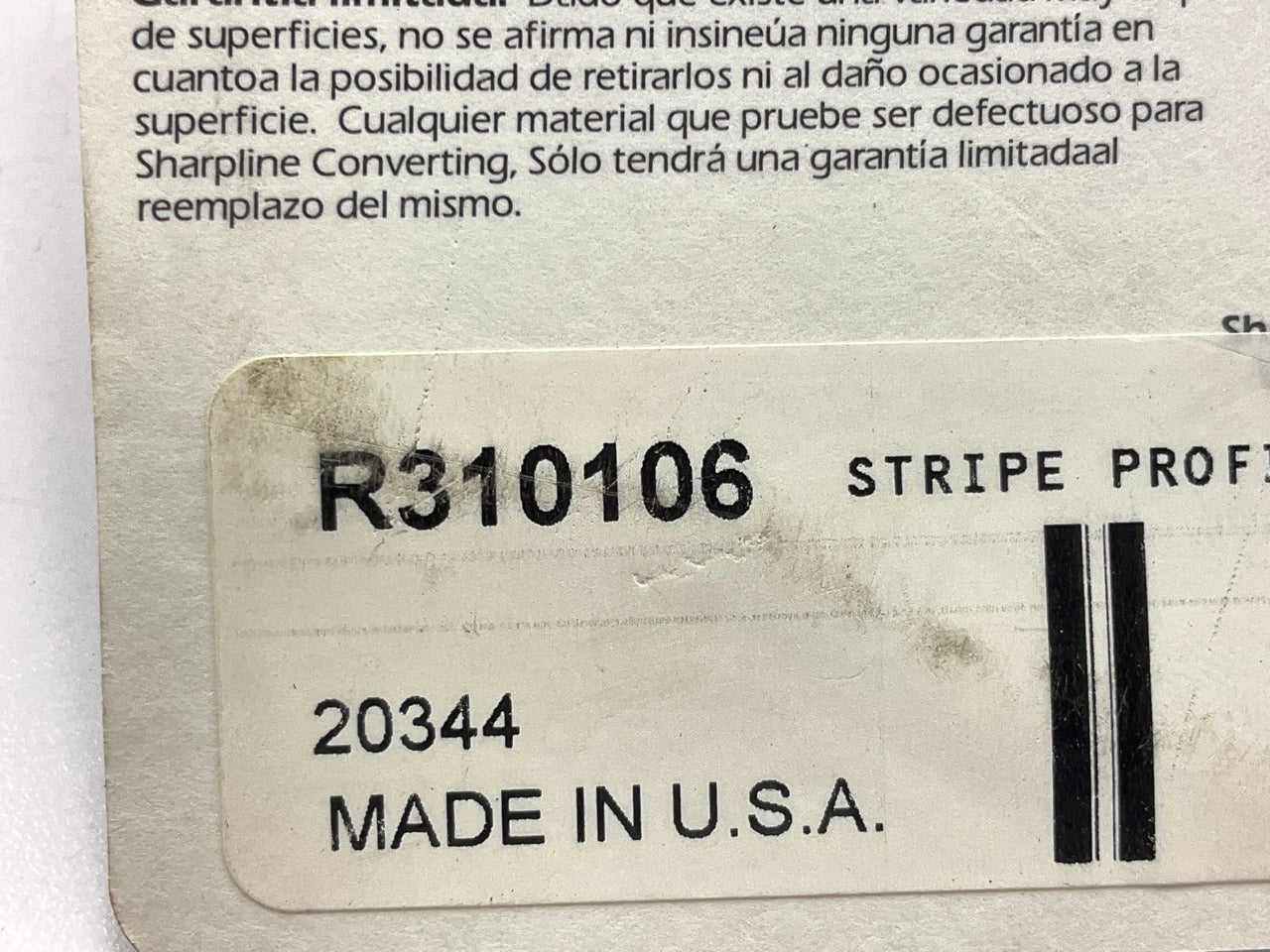 Prostripe R310106 Pinstripe Striping Tape 3/16''x40' Dual Line, Bright Gold Color