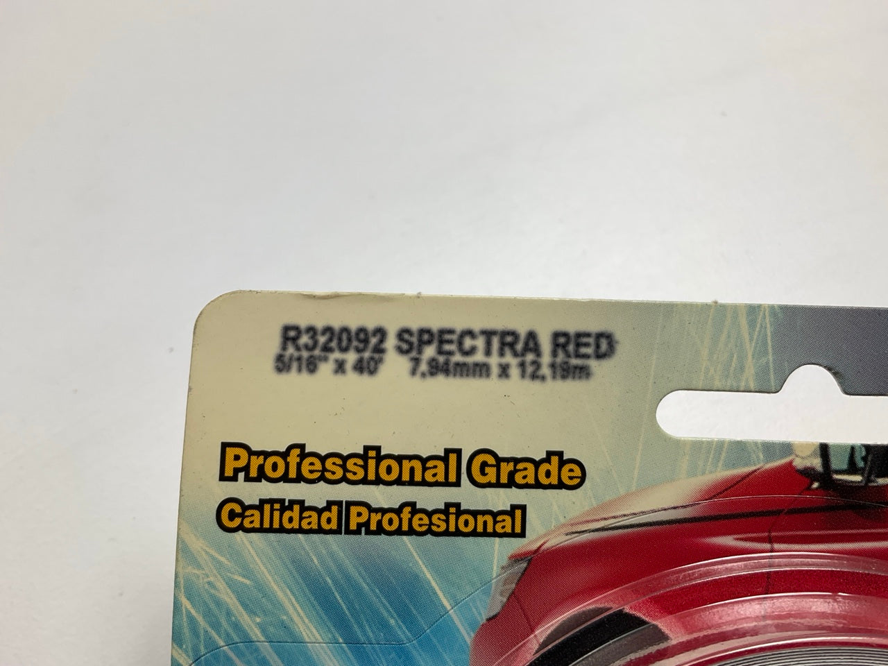 Prostripe R32092 Pinstripe Striping Tape - Red 5/16'' X 40' Dual Line