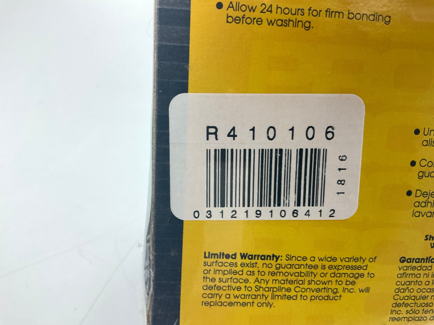 Prostripe R410106 Bright Gold Metallic Pinstripe Striping Tape 3/16'' X 150'