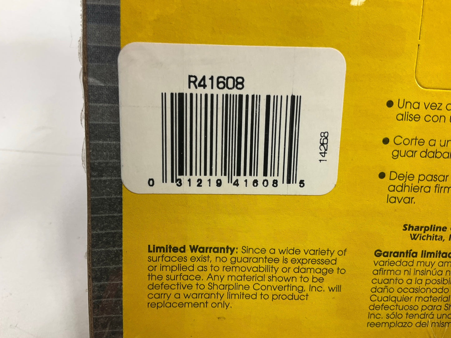 (2) Prostripe R41608 Vinyl Pinstripe Striping Tape 1/4'' X 150' - White