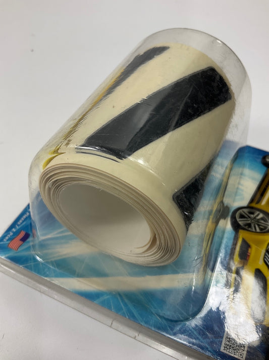 Prostripe R76010 Strobe Stripe Pinstripe Striping Tape 3'' X 84'' - Matte Black