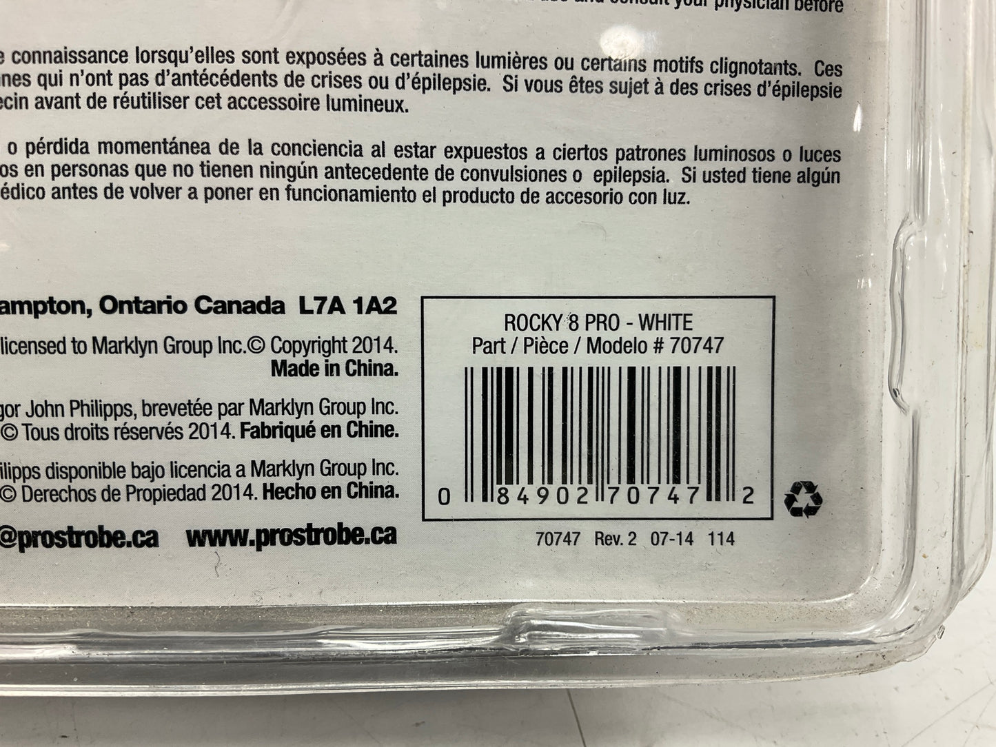 Prostrobe 70747 Pro Plug And Play Windshield Mount Safety Strobe LED Light Lamp