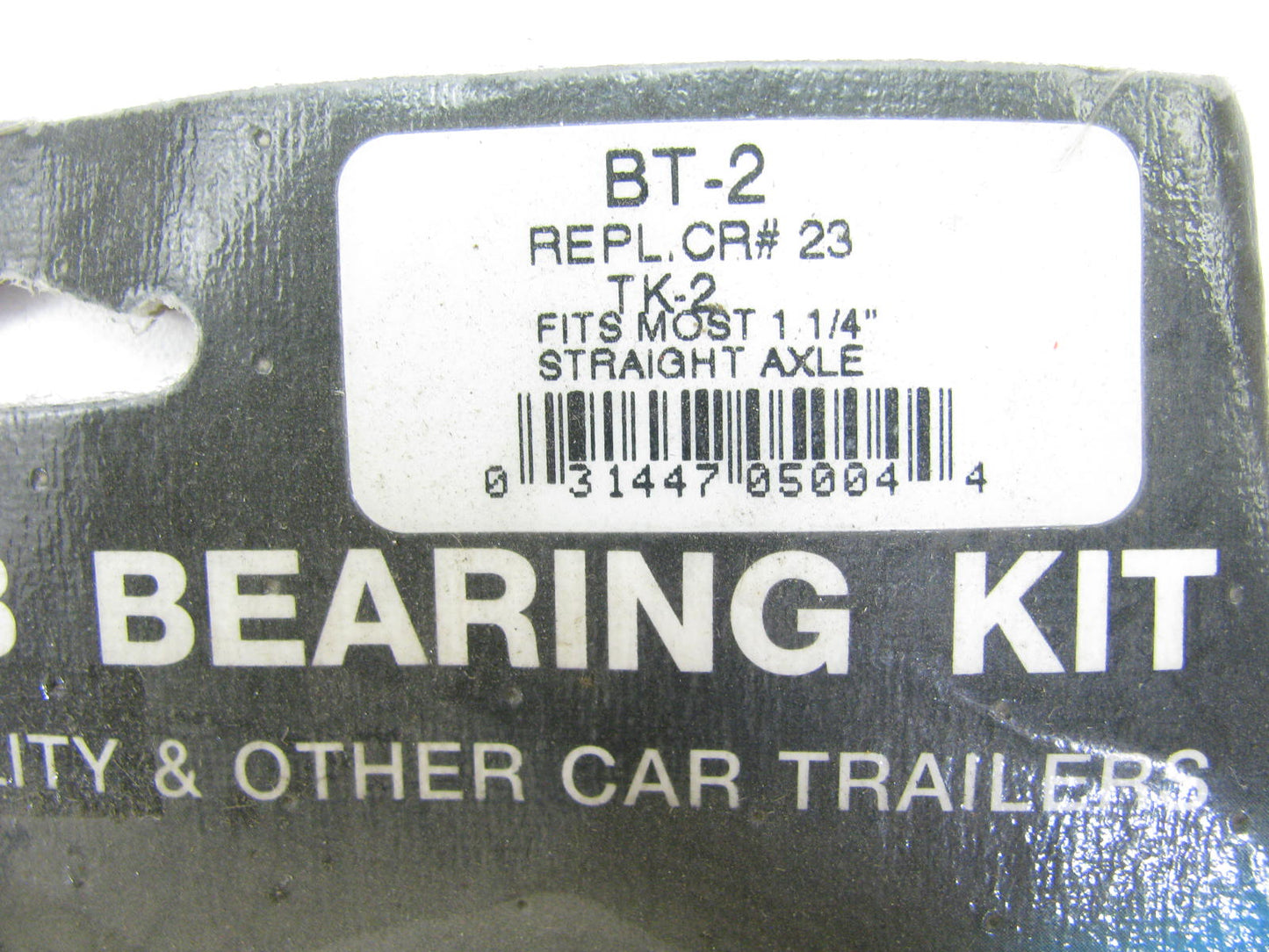 PTC BT2 Trailer Hub Wheel Bearing KIT For 1-1/4'' Straight Axle Trailer