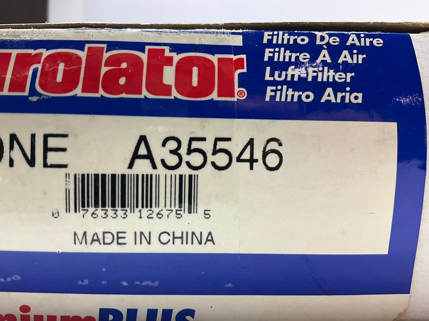 Purolator A35546 Engine Air Filter