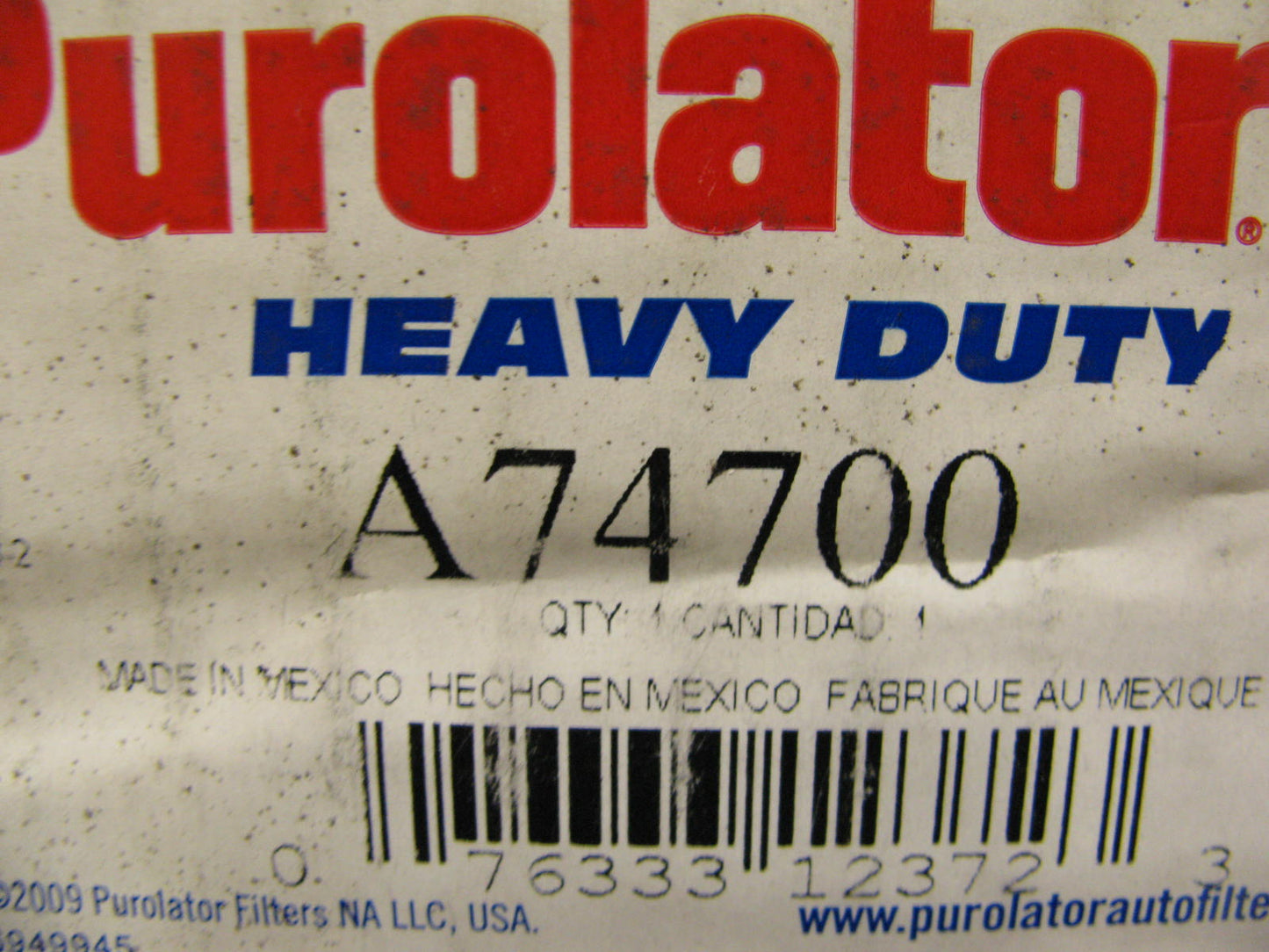 Purolator A74700 Air Filter Replaces P527682 P185069 88556 94556