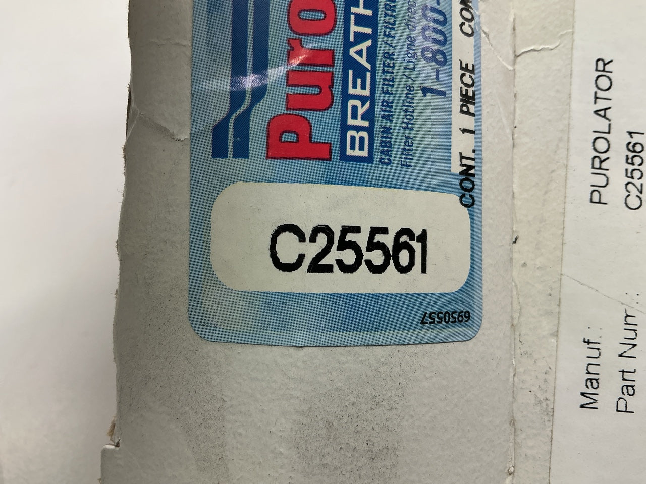 Purolator C25561 Cabin Air Filter