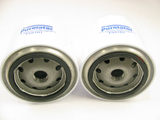 (2) Purolator F55101 Diesel Fuel Water Separator Filters Replaces PS3808 33226
