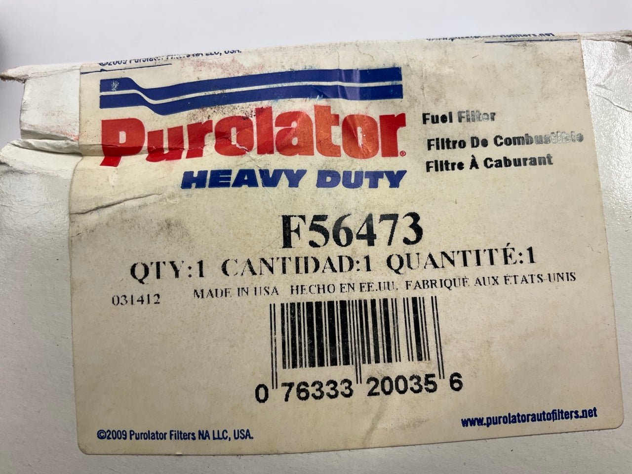 Purolator F56473 Fuel Filter Replaces 2517615C91, 3004473C91, 3004473C92
