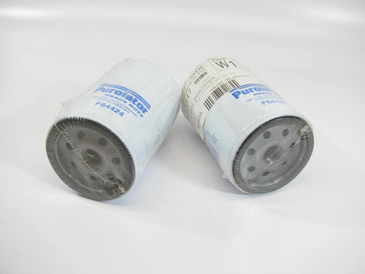 (x2) Purolator F64424 Diesel Fuel Water Separator Filter P8043 33472 FP587F