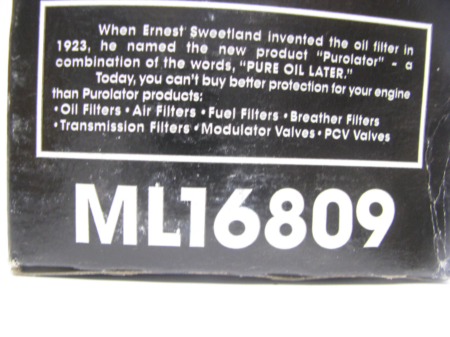 (2) Purolator ML16809 Oil Filters Replaces 85216 CO3000 51216 P7009
