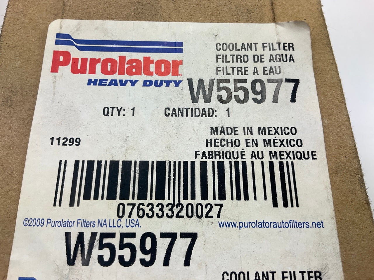 Purolator W55977 Engine Coolant Filter