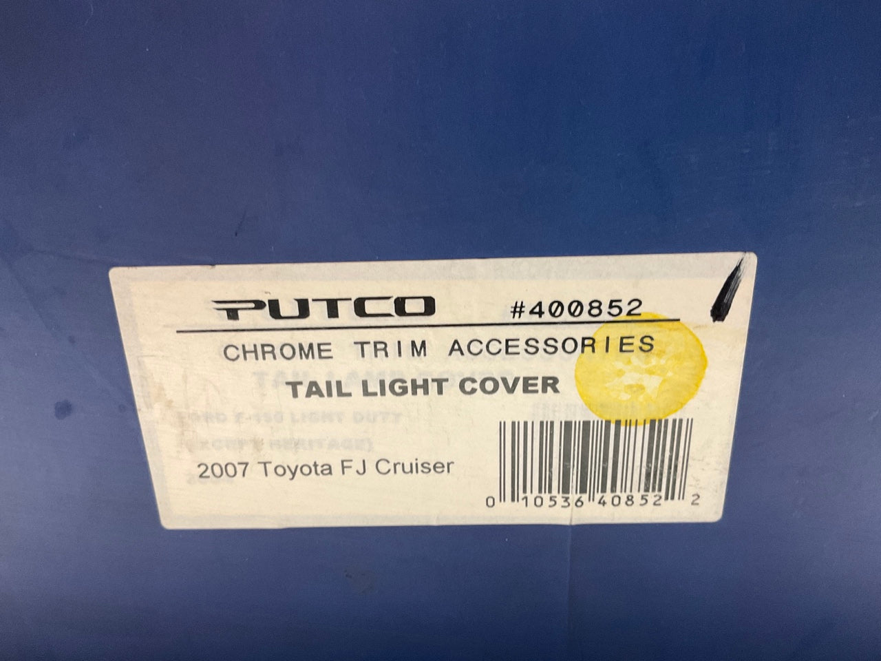 Putco 400852 Chrome Tail Light Lamp Cover For 2007-2013 Toyota FJ Cruiser