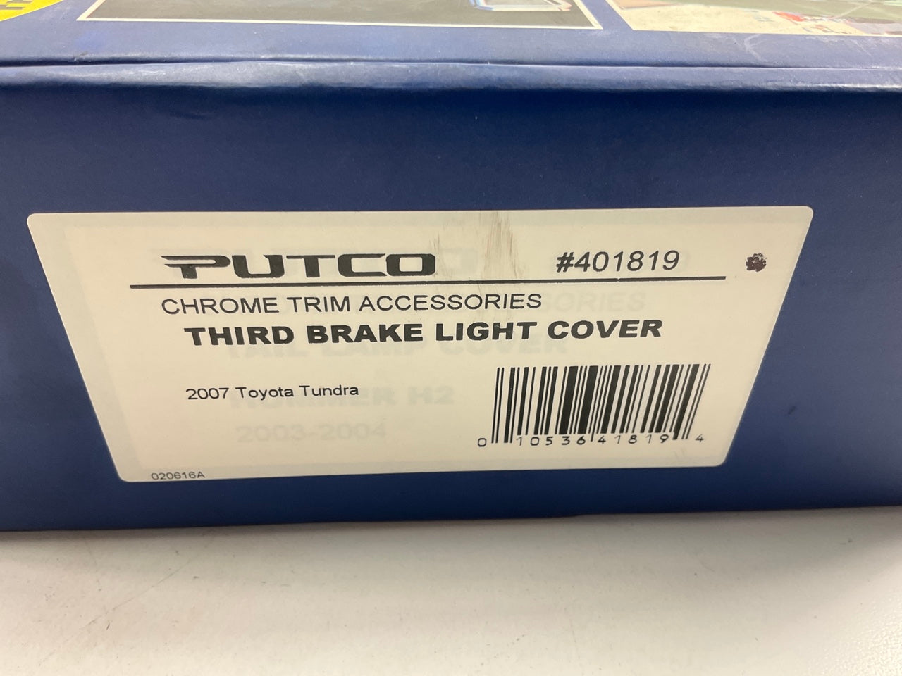 Putco 401819 Center High Mount Stop Brake Light Chrome Cover 07-13 Toyota Tundra