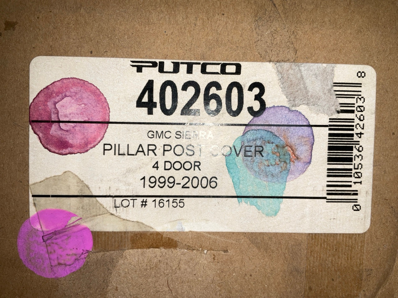Putco 402603 Classic Decorative Stainless Steel Door Pillar Post Trim Set