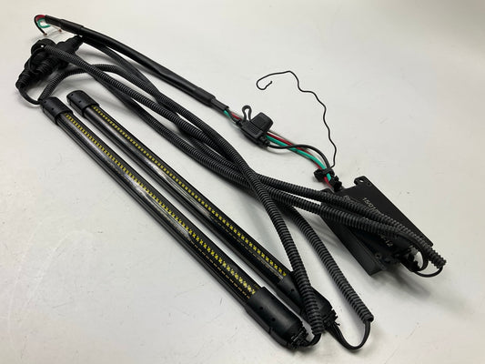 Putco 9001412 12'' LED Mini Red / White Emergency Light Bar - Pair