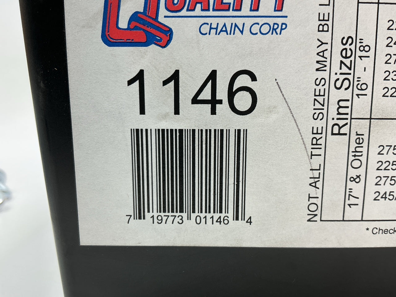 Quality Chain 1146 Tire Snow Chains PAIR 235/50-18, 235/55-18, 255/55-18