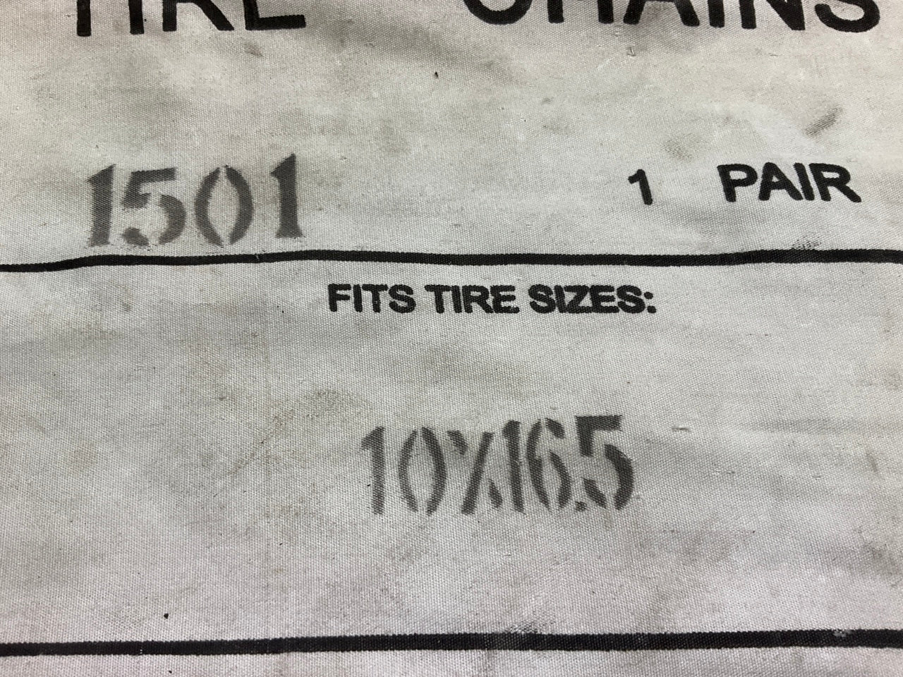 Quality Chain 1501 Tire Snow Chains Skidsteer Round Twist Link 10-16.5 31/10-20