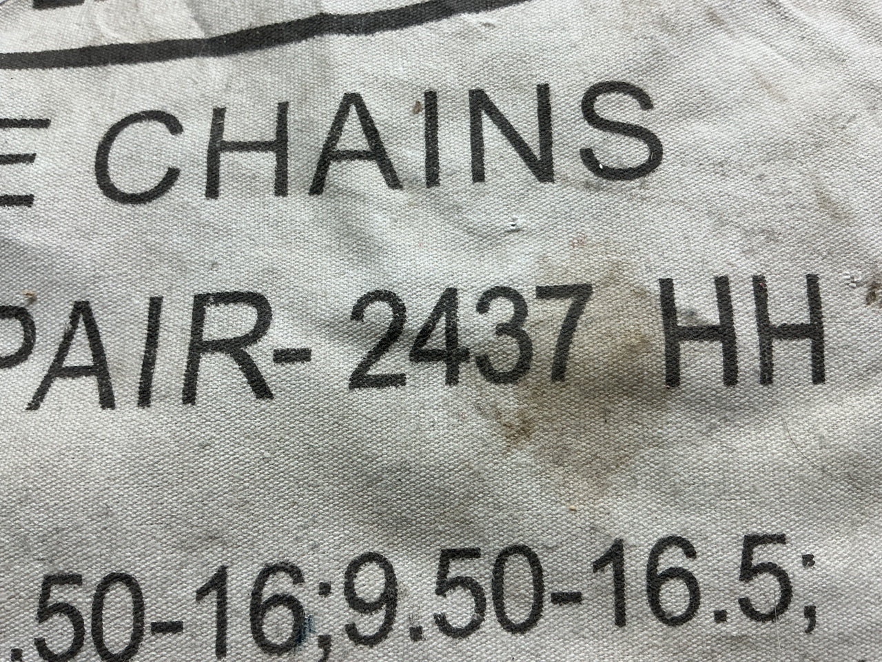 Quality Chain 2437HH Tire Snow Chains PAIR 235/85-16, 265/65-16, 245/75-16