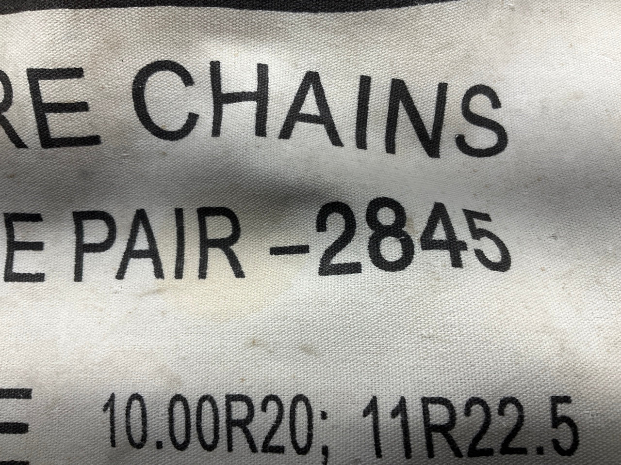 Quality 2845 Tire Snow Chains PAIR 10-20, 11-22.5, 275/80-22.5, 285/70-24.5