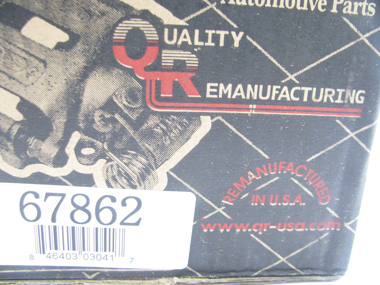 Disc Brake Caliper Rear-Left Quality Rebuilders 67862