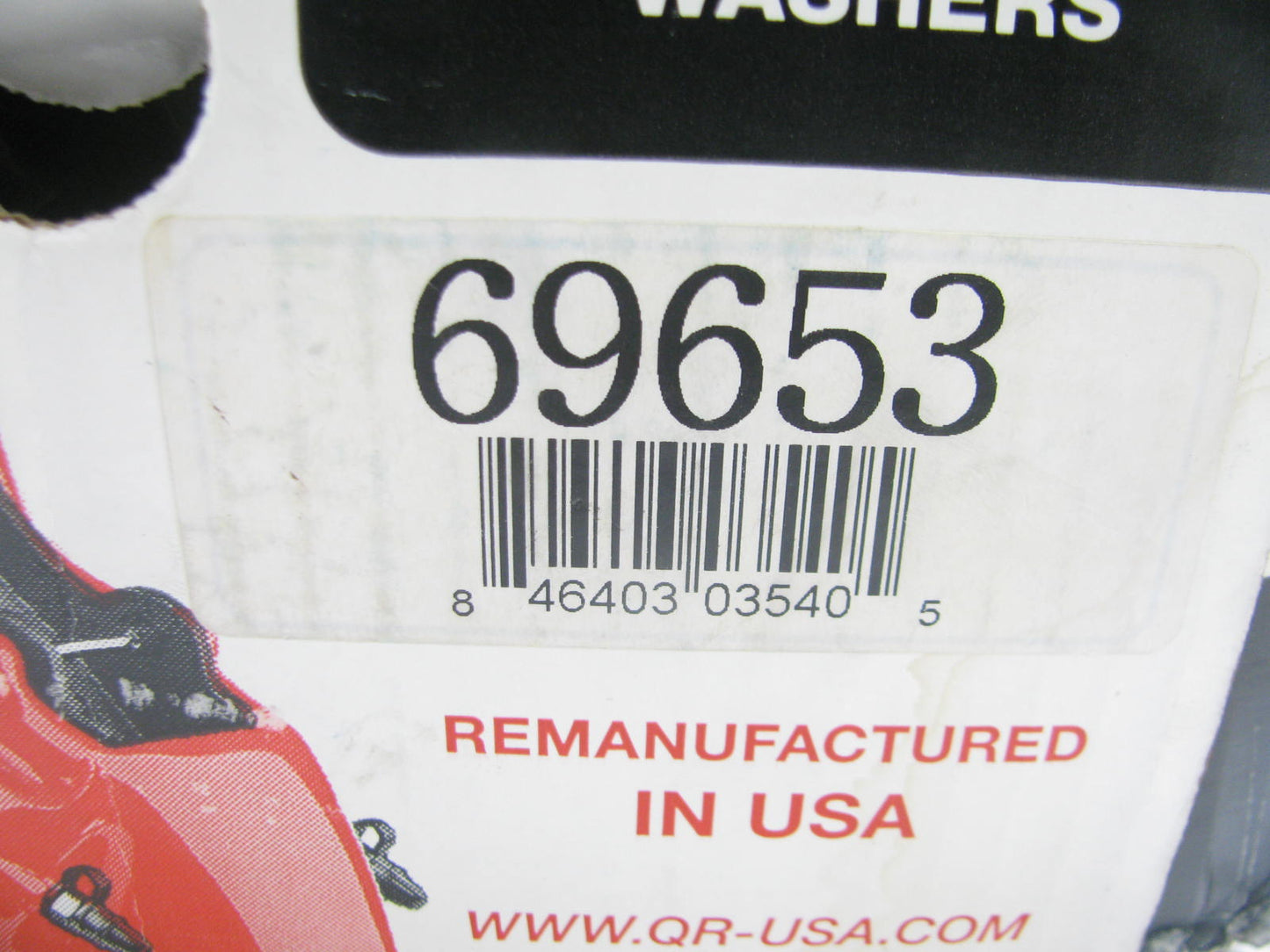 Disc Brake Caliper Rear Right Reman- Quality Rebuilders 69653