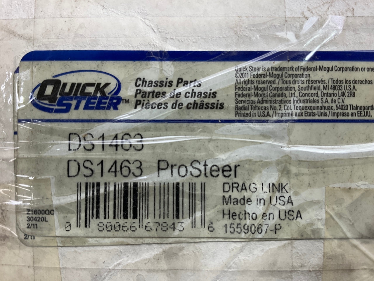 Quick Steer DS1463 Steering Tie Rod End - Front Right Outer