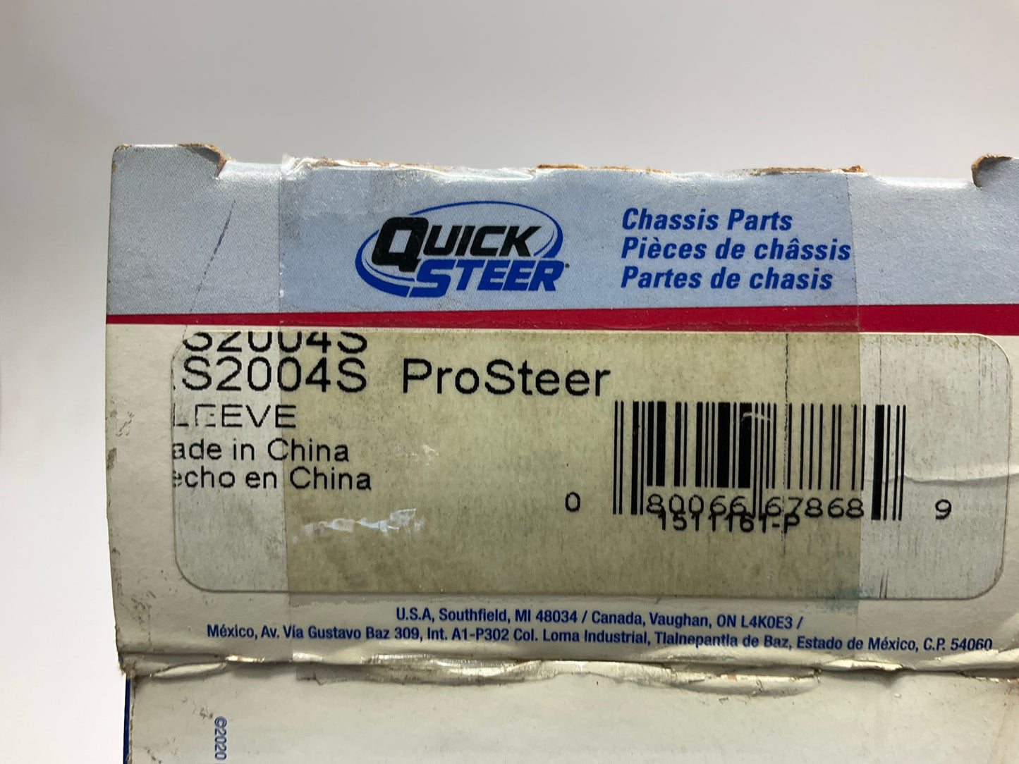 Quick Steer ES2004S Steering Tie Rod End Adjusting Sleeve