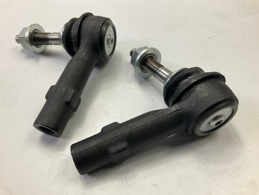 (2) Quick Steer ES800222 Front Outer Steering Tie Rod End