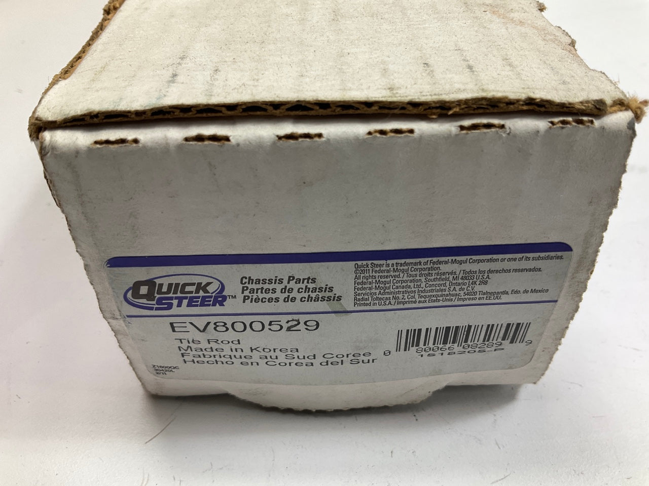 NO HARDWARE - Quick Steer EV800529 Front Inner Steering Tie Rod End