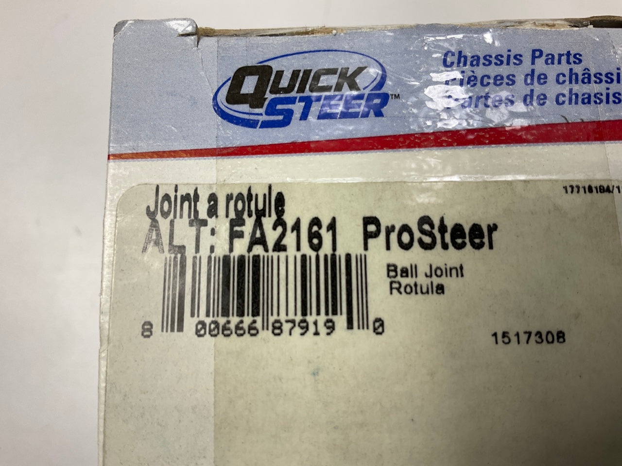 Quick Steer FA2161 Suspension Ball Joint, Upper