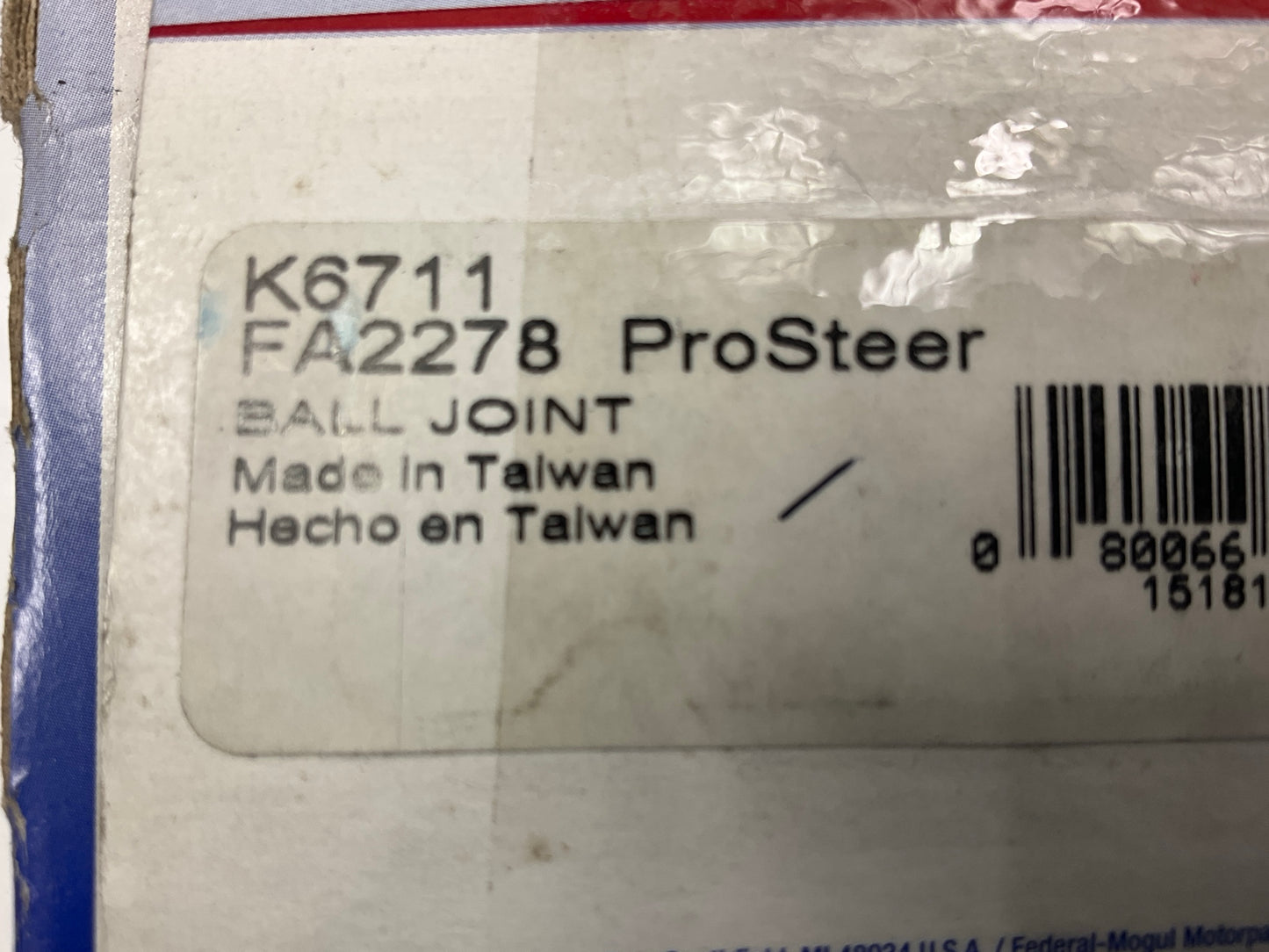Quick Steer K6711 Front Lower Suspension Ball Joint