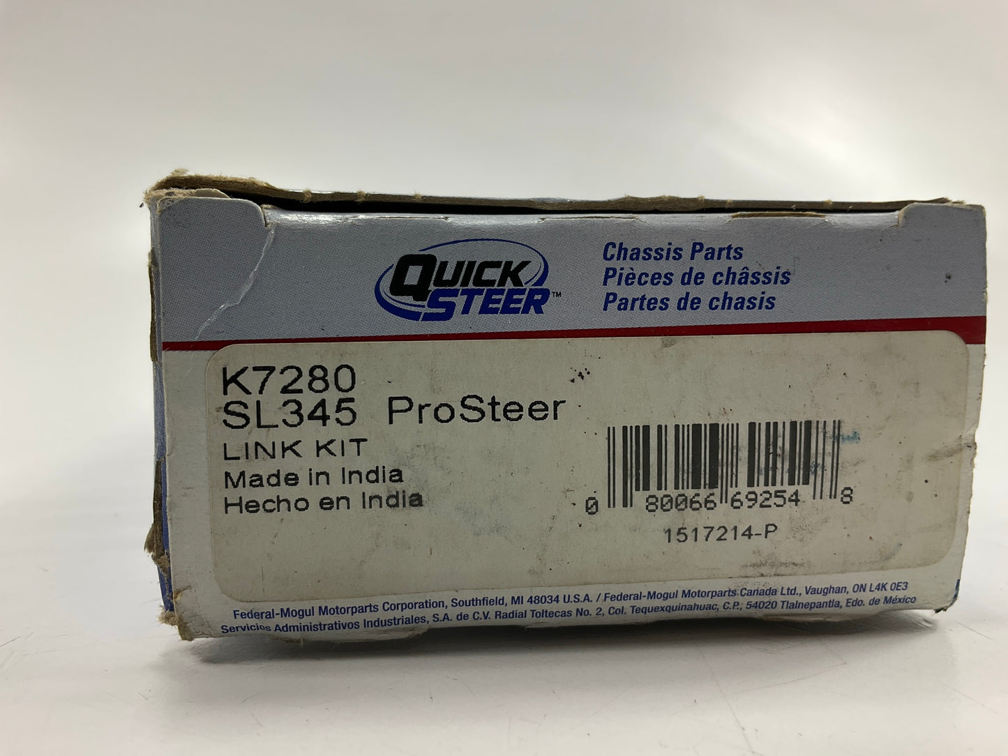 Quick Steer K7280 Front Suspension Stabilizer Sway Bar Link Kit