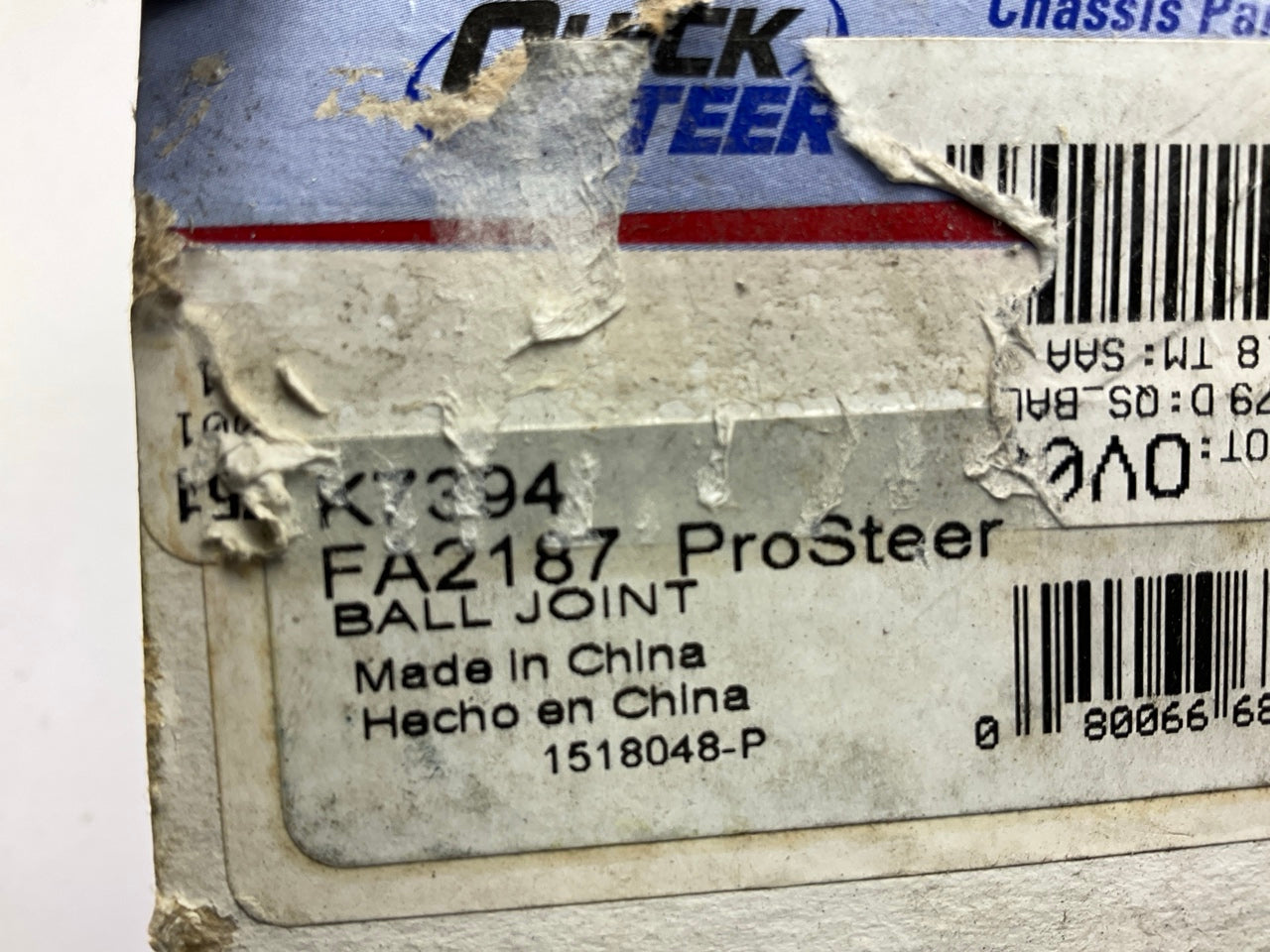 Quick Steer K7394 Suspension Ball Joint - Front Upper