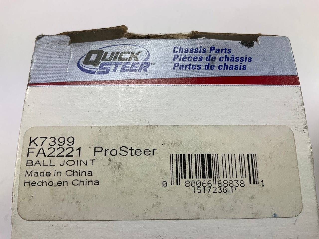 Quick Steer K7399 Suspension Ball Joint - Front Lower
